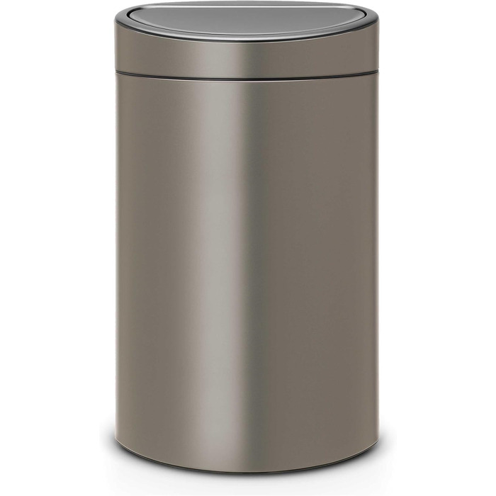 Відро для сортування сміття Brabantia з сенсорною кришкою, 2 відра (10л / 23л), Бежеве, 33 літри, Platinum