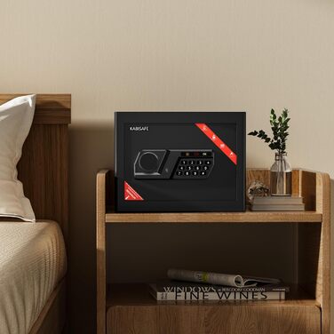 Касовий сейф KABISAFE 25L: надійне зберігання грошей, документів та коштовностей. Сейф для дому з цифровим замком, сигналізацією та висувним ящиком. Встановлюється у стіну.