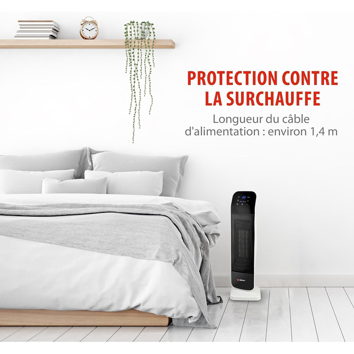 Електричний обігрівач та вентилятор Alpina - Турбо вентилятор з пультом та таймером, 2000W