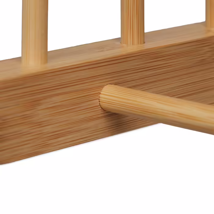 Relaxdays Waiter Stand for 4 Plates, 2-Piece Set