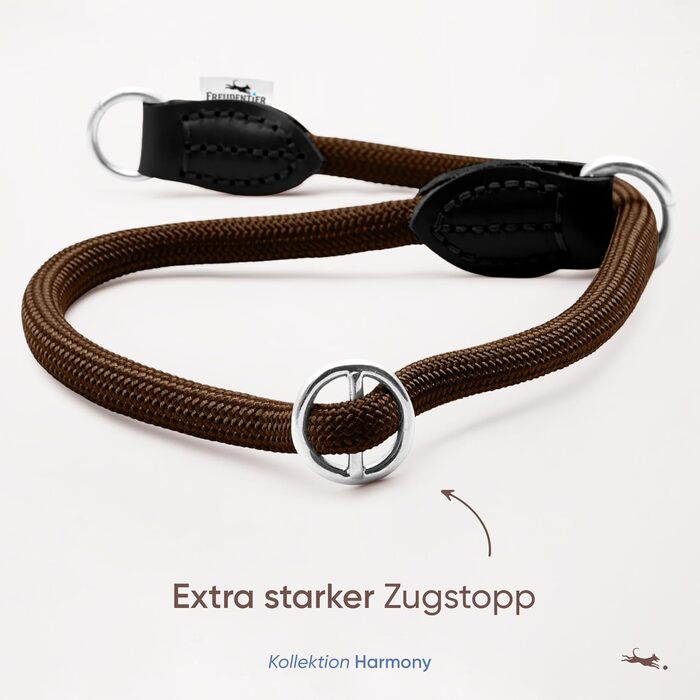 Нашийник Freudentier Zugstopp для собак: Ретривер, малий, середній, великий (лісовий зелений, L, коричневий)