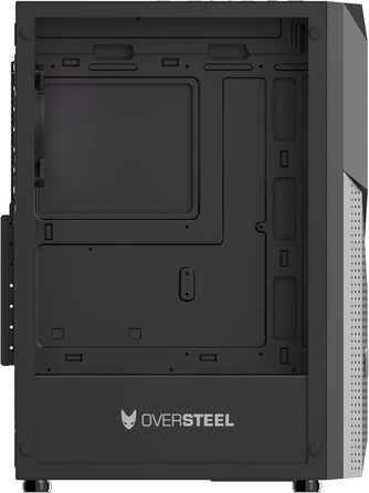 Корпус для ПК Oversteel Kyanite, білий, з вентилятором A-RGB 120мм, сітчаста передня панель, фільтри пилу, загартоване скло, USB 3.0, сумісний з ATX/Micro ATX/ITX