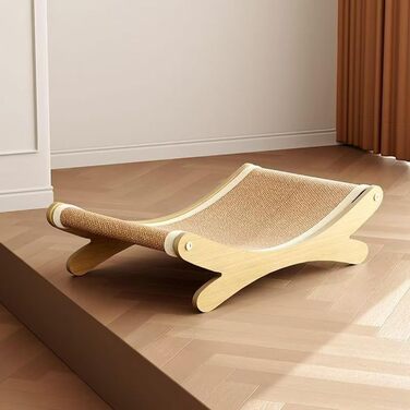 Крісла-лежанки для котів з сизалевим покриттям, гамак, лежанка, крісло-гамак для котів (Хакі)