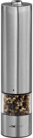 Електрична мельниця Clatronic® для солі та перцю | Керамічний жорно | Регулювання помелу | З підсвіткою | Зручна в використанні | PSM 3004 N