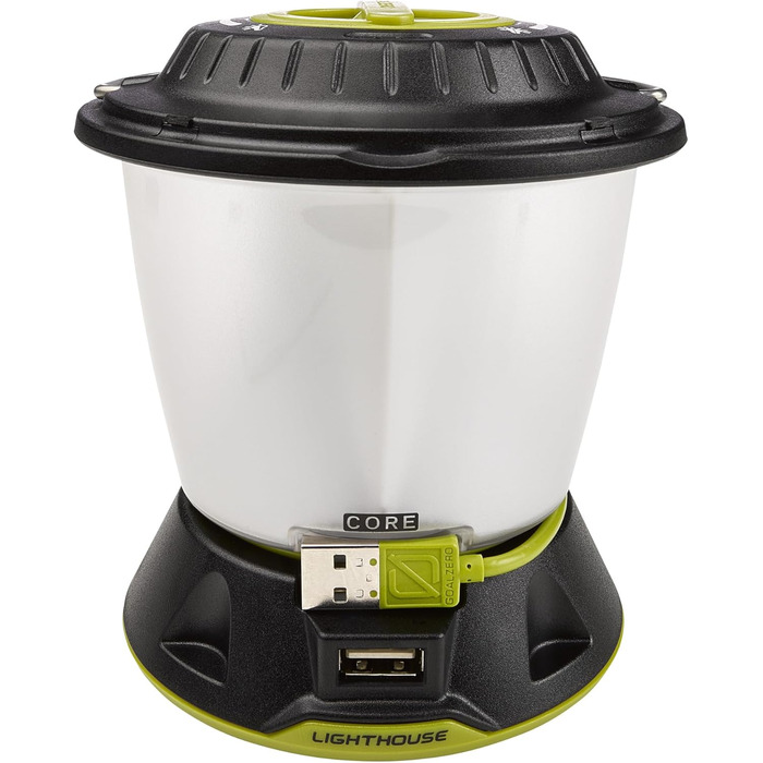 Goal Zero GROCA Goal Zero Unisex 32009 Lighthouse Core LED Camping Lantern 430lm Battery Powered 350g Black, Yellow, One Size