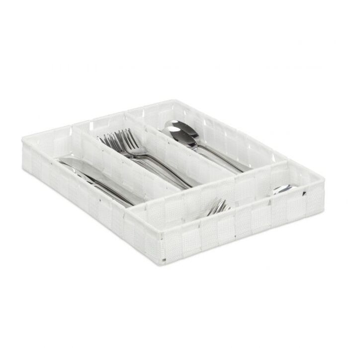 Relaxdays Cutlery Box with 4 Compartments