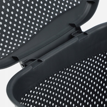 Кошик для білизни KADAX з кришкою, 55 л, сірий