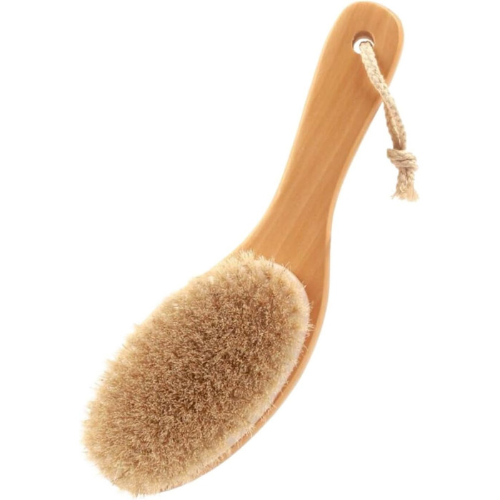 Horsehair bath brushes, wooden shower brushes, women's, men's bath brushes, back scrubbers for the shower
