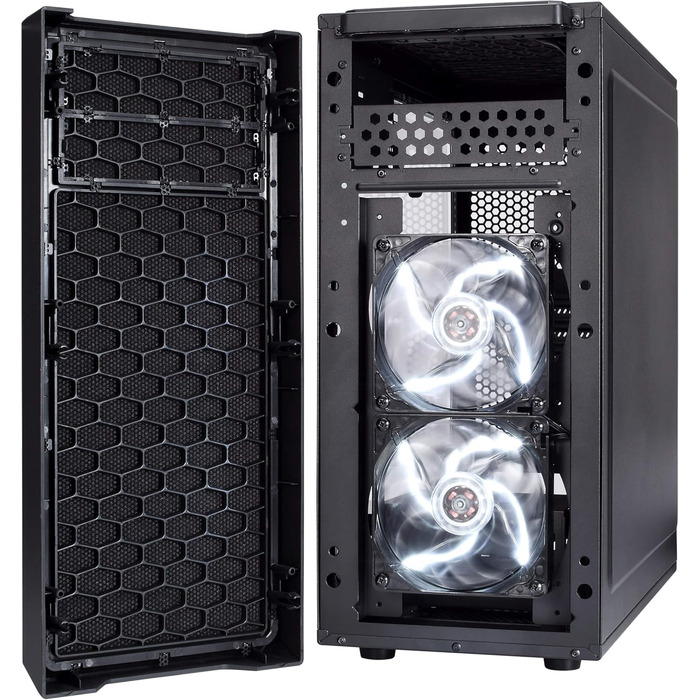 Корпус ПК Fractal Design Focus G Black Window - чорний, Midi Tower для ігрового ПК