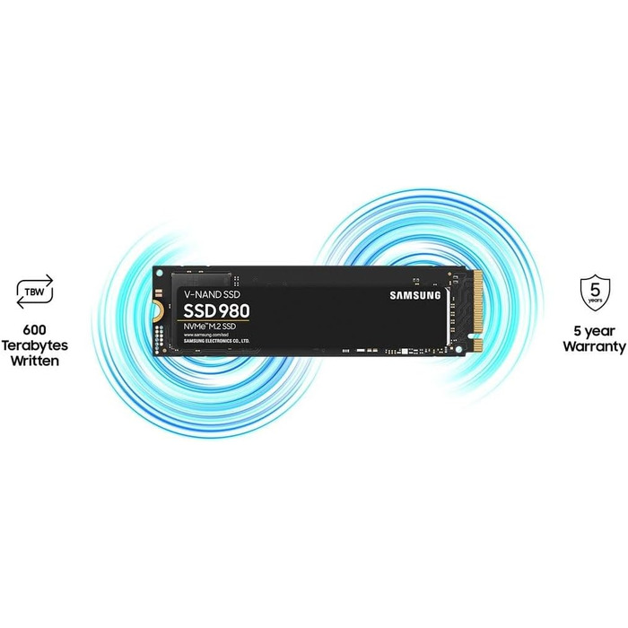 SSD Samsung 980 NVMe 1TB M.2 PCIe 3.0 – Швидкий накопичувач для ігор та щоденних завдань