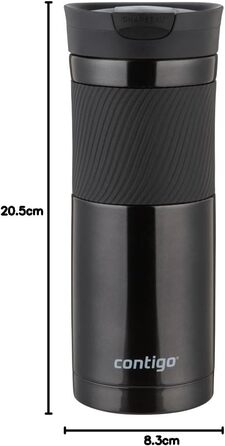 Contigo Byron Snapseal Stainless Steel Thermobecher - Leakproof Travel Coffee Mug - 590ml