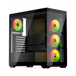 Корпус Krux Exo ARGB midi tower ATX, чорний