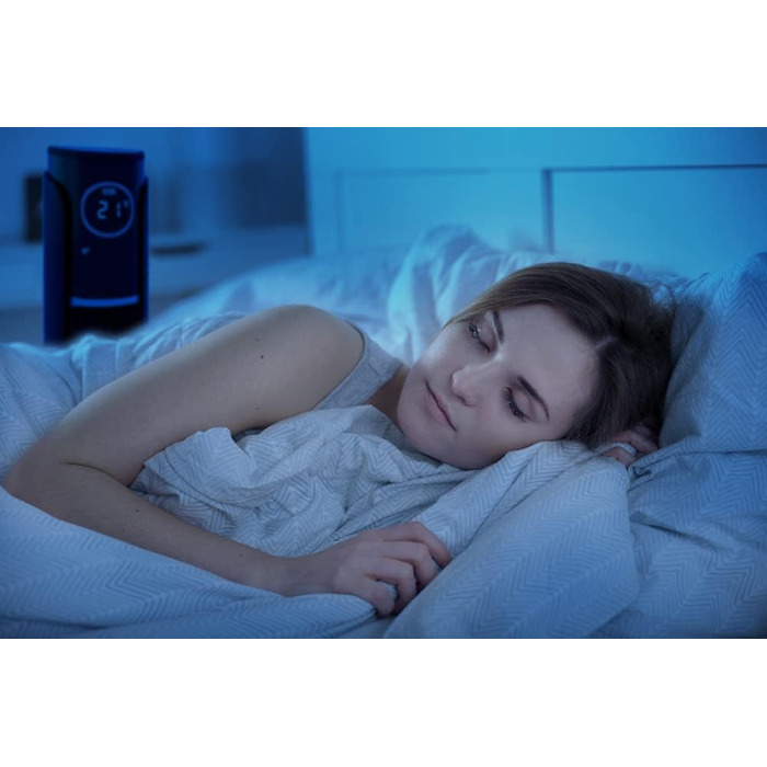 Вентилятор Tower CF2203 з пультом, таймером, очищувачем повітря та LED дисплеєм - Чорний