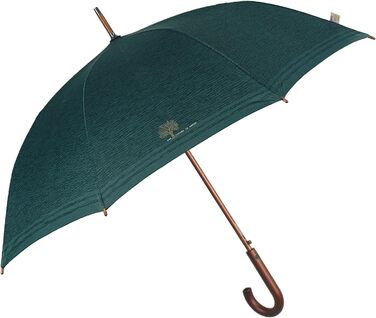 Perletti Green Eco-Friendly Women's Umbrella - Large Automatic Rain Umbrella with Recycled Materials & Floral Design (102cm Diameter)