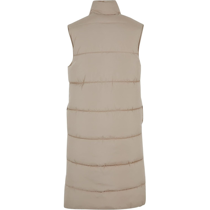 Жіночий жилет Urban Classics з пуховим наповнювачем, великий розмір 3XL, колір wet sand