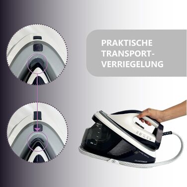 Праска з парою Silva Homeline DBS 580: 2600 Вт, керамічна підошва, 1.5л резервуар, 8 бар, автоматичне регулювання пари, захист від накипу та протікання, самоочищення, ECO-режим, автоматичне вимкнення