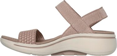 Сандалі жіночі Skechers Go Walk Arch Fit - Polished Sand, 40 EU, коричневі