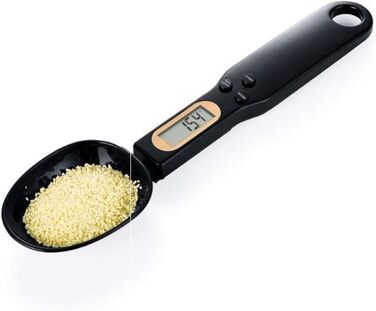 CMBSSTBB Measuring Spoon, Electronic Administration Spoon, Gram Spoon, Measuring Spoon, Soup Spoon, Baking, Household Standard Measuring Spoon, Measuring Cup, Hand Gram Scale, Baby Formula Spoon (white)