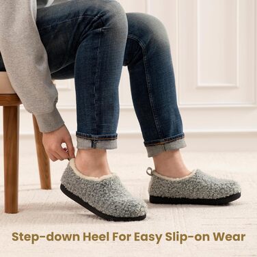 Домашні тапочки RockDove Nomad для жінок з пінопластовою устілкою (36/37 EU, світло-сірий)