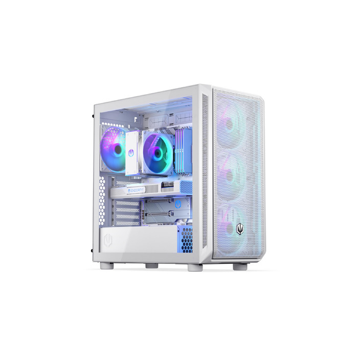 Корпус для ПК Endorfy Arx 700 White ARGB, ATX, загартоване скло, білий