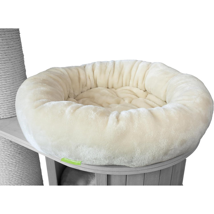 Клітка-лежанка для котів Kratzbaumland, сумісна з Natural Paradise та Woody, 50 см, кремовий плюш (замінна частина)