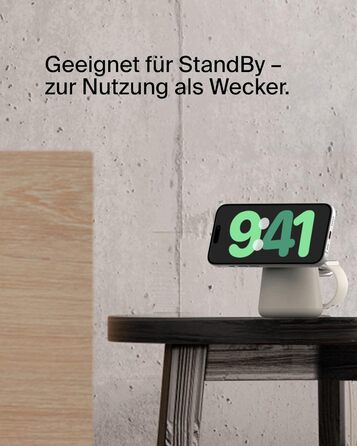 Belkin BoostCharge Pro 2-в-1: Бездротова зарядка Qi2 15W MagSafe для iPhone, Apple Watch, AirPods – Пісочний колір