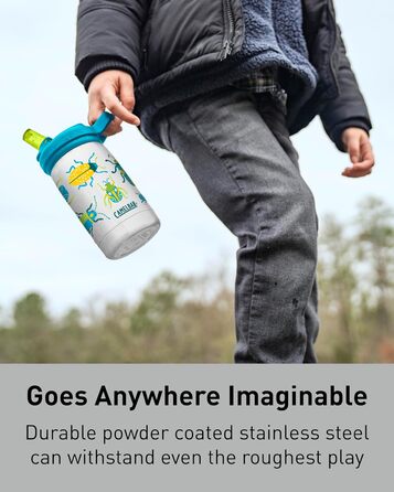 CAMELBAK Eddy+ Kids Sst Vacuum-Insulated Bottle 350ml 12Oz (Magical Unicorns)