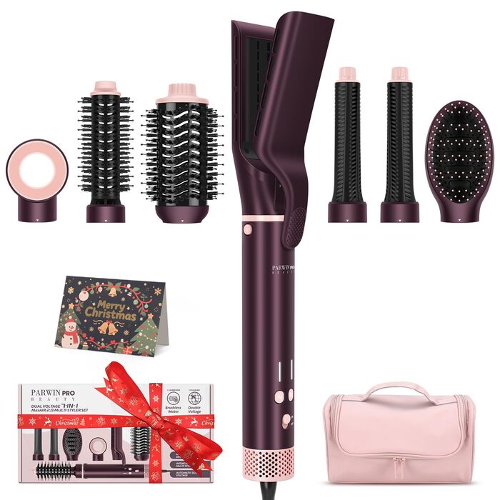 PARWIN PRO BEAUTY MaxAIR 2.0 Multi-Styler Set: 7-в-1 для волосся (Локон, Випрямлення, Фен, Об'єм)