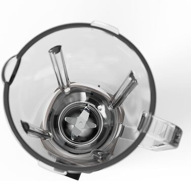 Black+Decker 2200W Stand Mixer with 2.2L Glass Bowl - 8 Speeds, 6 Stainless Steel Blades, Ice Crush & Smoothie Maker
