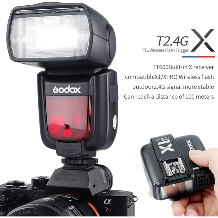 Спалахувач Godox TT600 2.4G для Canon, Nikon, Pentax, Olympus, Fujifilm, Panasonic, Pentax камер