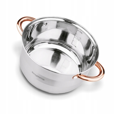 Традиційна каструля Konighoffer Faro Copper, 3,4 л