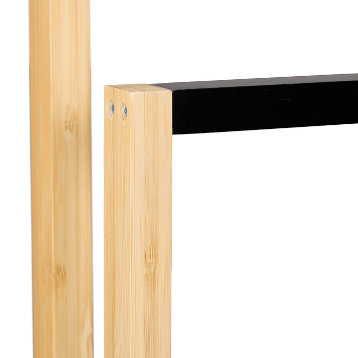 Relaxdays Bamboo Towel Rack