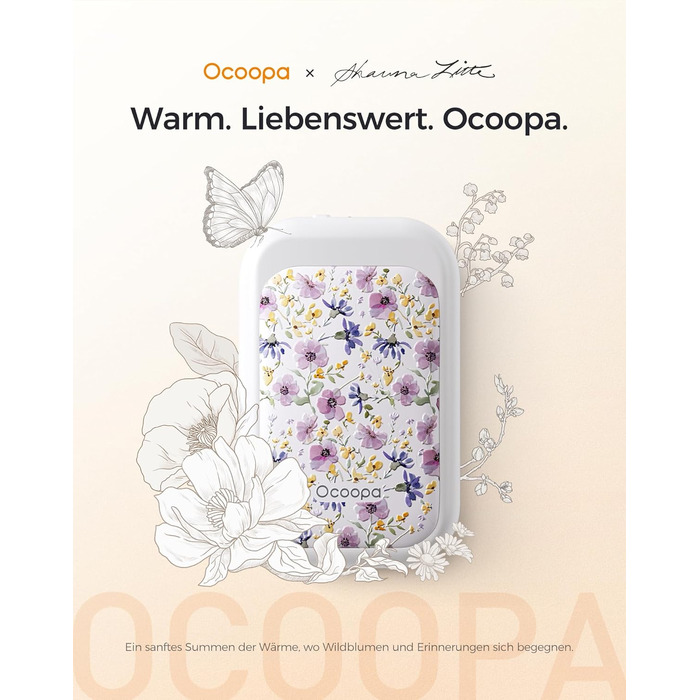 Електричні грілки для рук OCOOPA AI з магнітом, 5000mAh, 2 шт., ультратонкі, для жінок, подарунок, зима