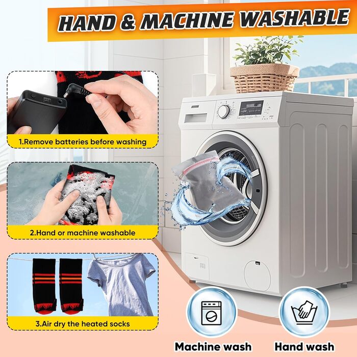 Гріючі шкарпетки COZII для жінок та чоловіків, 5V, 5000 mAh, акумулятор, 65°C, для зими, кемпінгу, полювання, катання на лижах, їзди на конях, смугасті