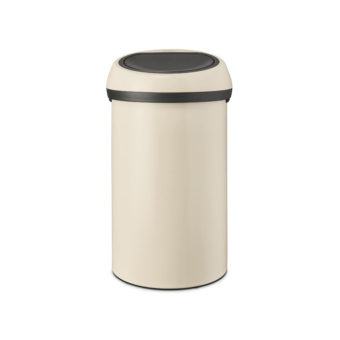Відро для сортування сміття Brabantia з сенсорною кришкою, 60л, бежеве (2 внутрішні відра 10л/23л)
