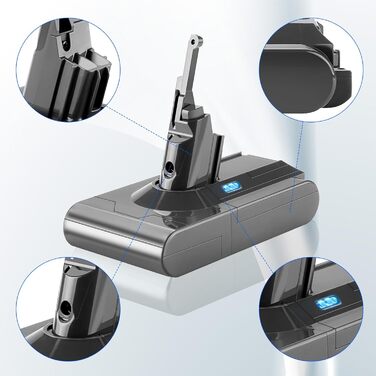 Акумулятор V8 для пилососа Dyson, 7200mAh, замінний акумулятор Li-ion для Dyson V8 Absolute/Animal/Fluffy/Motorhead Exclusive