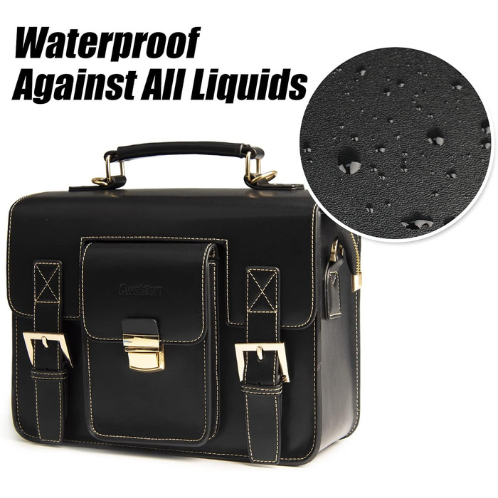 Чохол для камери Cwatcun: водонепроникний, ретро-дизайн, сумісний з Canon, Nikon, Sony (SLR/DSLR, беззеркальні)
