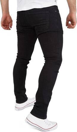 Чоловічі джинси WOTEGA Justin Slim-Fit (31W/30L, Чорний)