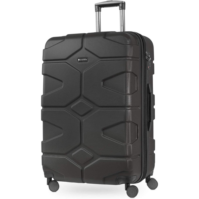 Чемодан туристичний Hauberk Köffer X-Kölln (S, L) Graphite, комплект, з TSA замком