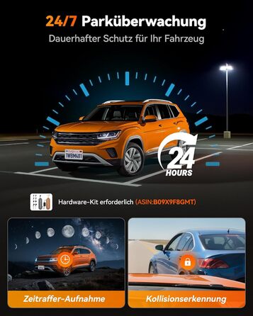 Відеореєстратор-дзеркало WOLFBOX M40 10