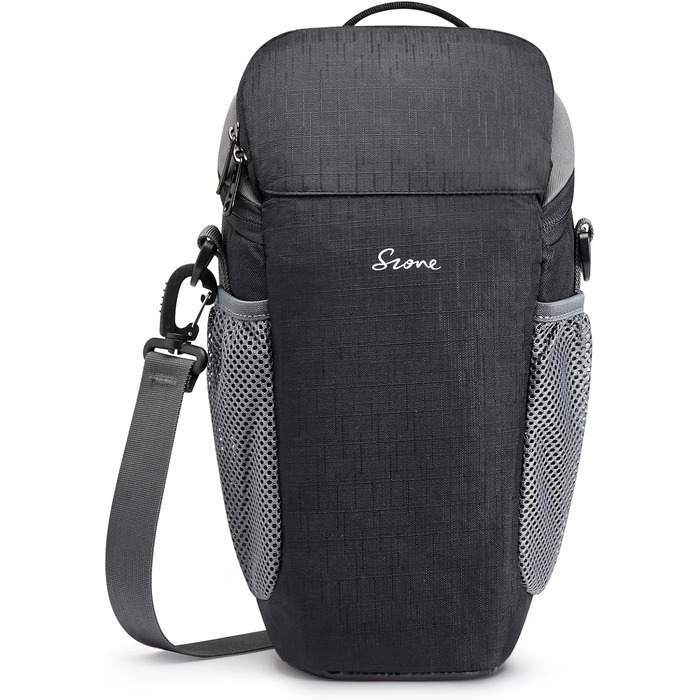 Водонепроникна сумка для камери S-ZONE для фотографів, сумісна з Nikon, Canon, Sony (чорна)