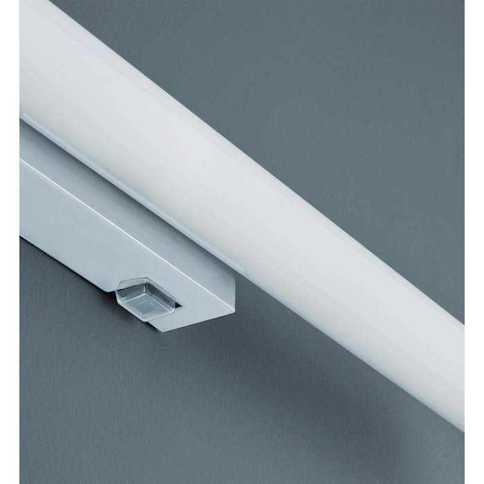 lightling LED Wall Light/Bathroom Light/Mirror Light Leo, Protection Class IP44, in matte black metal, 80.4 x 5.5 x 8.5 cm (80 cm)