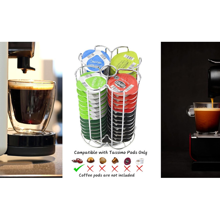 Підставка для капсул кави Tassimo EXZACT, обертова, на 52 капсули