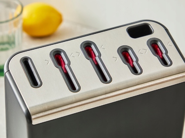 Набір ножів у підставці Tefal EverSharp, 5 предметів