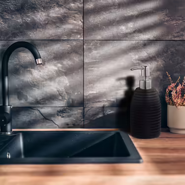 Relaxdays Stainless Steel Soap Dispenser with Grooves
