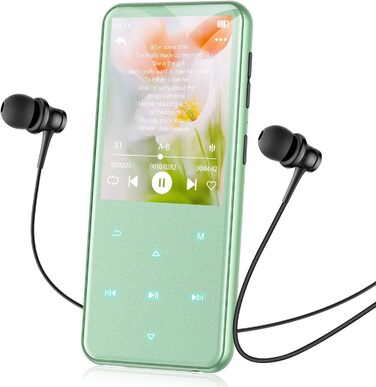 MP3 плеєр AGPTEK 64GB з Bluetooth 5.3, TFT-екраном 2.4