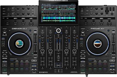 Denon DJ PRIME 4+ - DJ контролер з розділенням STEM, Wi-Fi, сенсорний екран 10.1