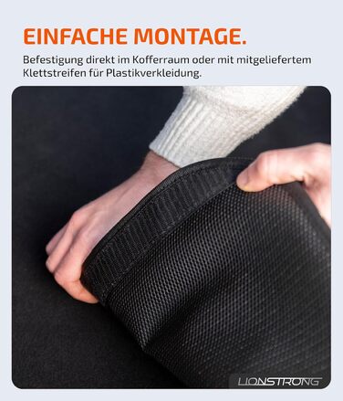 Захист для вантажного відсіку автомобіля [з підкладкою & водонепроникний] – універсальний килимок для багажника, підходить для легкових автомобілів та SUV – захист для багажника від бруду та подряпин (100x100 см)