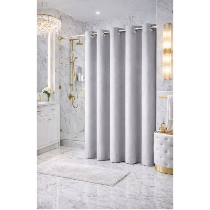 Текстильна штора для ванни NOW-ART, 200 x 220 см