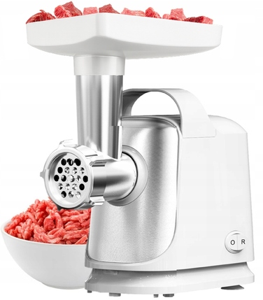 М'ясорубка Floria 1300 Вт, 1,5 кг/хв, 3 решітки, з насадкою-шинковкою